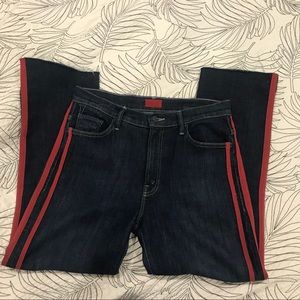 Mother Insider Crop Step Fray